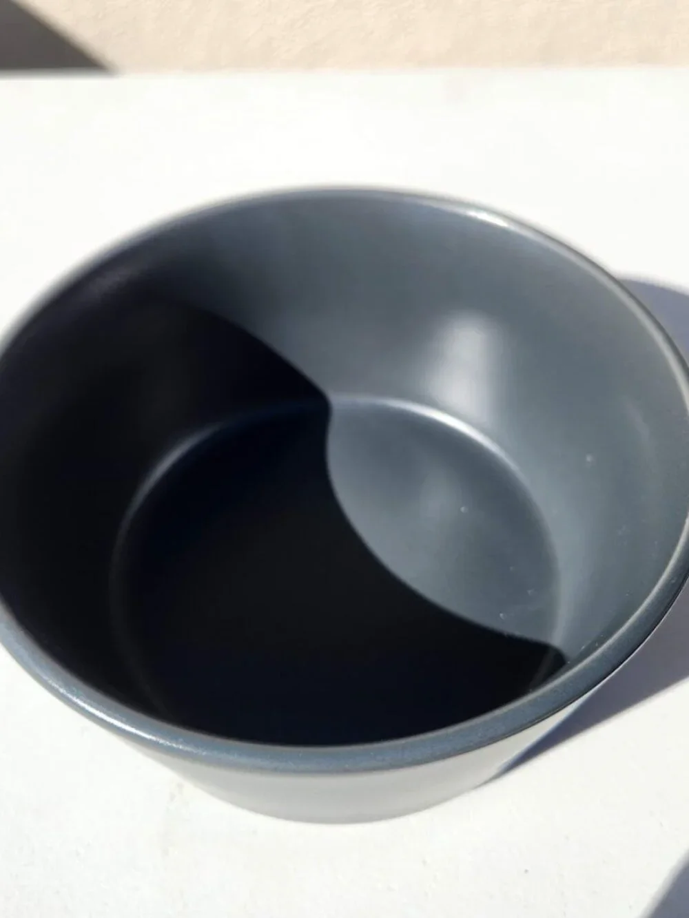 NEW Stone Lain Stoneware Round Bowl Dinnerware Gray Replacement Matte Minimalist